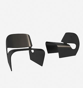 Seat single chair leisure chair 3d model