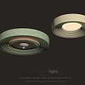 French ceiling lamp balcony ceiling lamp 3d model