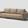 Premium Italian Minimalist Sofa 3d model