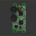 integrated circuit board circuit board integrated circuit integrated circuit integrated block electronic board electronic component electronic part chip 3d model
