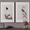 New Chinese Decorative Painting 3d model