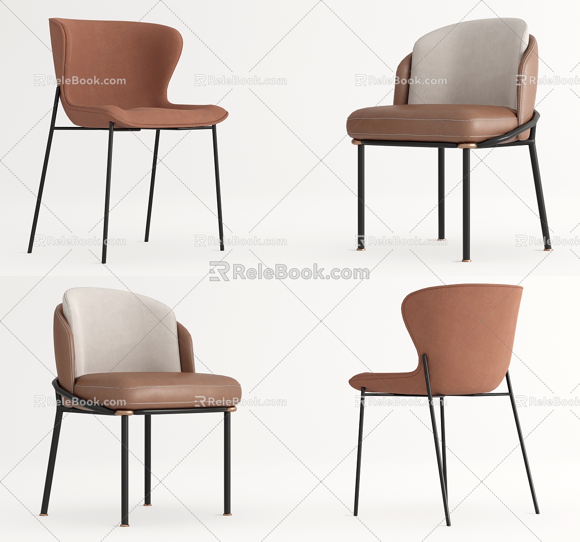 Dining chair SU model 3d model