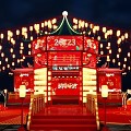 Commercial Street With 2023 Chinese New Year Decorations And Lanterns