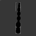 Intricate Handcrafted Magic Wand With Detailed Carvings And Decorative Design Elements