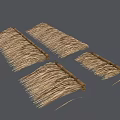 Traditional Thatch Roof Components Made of Natural Material For Buildings