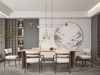 New Chinese Restaurant 3d model