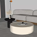 Modern Coffee Table Minimalist Sofa Coffee Table 3d model