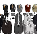 Sturdy Clothes Hangers Holding Various Colored Suits For Retail