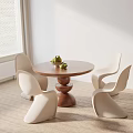 Modern table combination 3d model