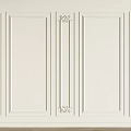 Carved clapboard lines 3d model