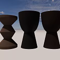 Modern Decorative Side Tables With Geometric Shapes And Neutral Colors