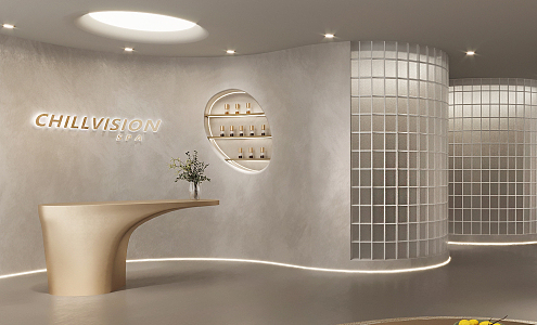 Quiet Beauty Salon Hall Beauty Salon Reception 3d model