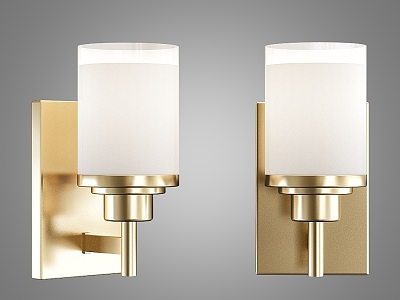 Vintage wall lamp Sconce 3d model