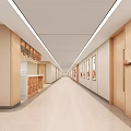 Spacious Modern Hospital Outpatient Clinic Waiting Area With Green Plants And Comfortable Chairs