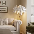 Elegant Light Luxury Living And Dining Room With Comfortable Furnishings And Delicate Home Decor