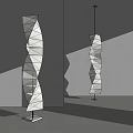 Modern floor lamp 3d model