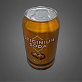ORIGINIUM SODA Golden Can Sanity 420 ML Refreshing Carbonated Soft Drink