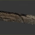 Geological Excavation Sample With Clay Soil Layers And Rocky Texture