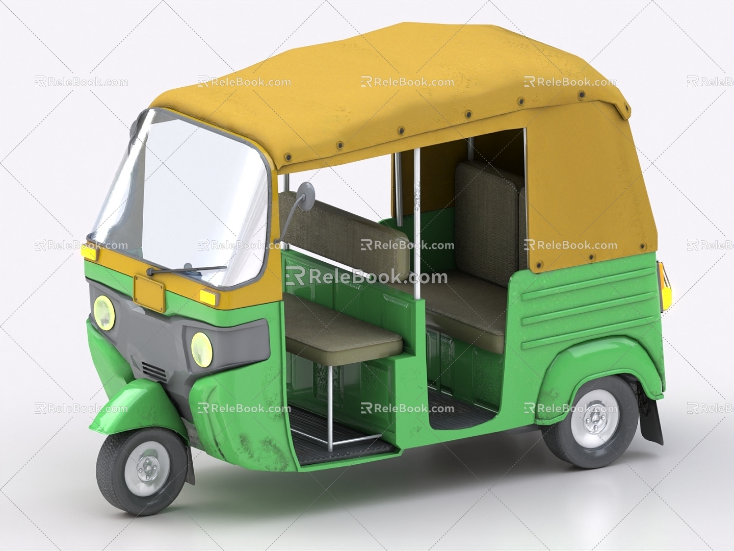 Tricycle, tricycle, old man, Le scooter, electric car, electric motorcycle 3d model