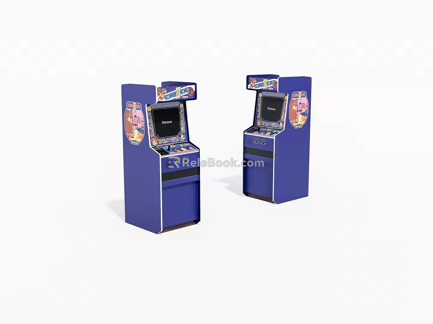Game machine 3d model