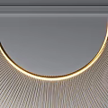 Modern Metallic Wire Chandeliers With Hollow Structure And Warm Light For Elegant Interior