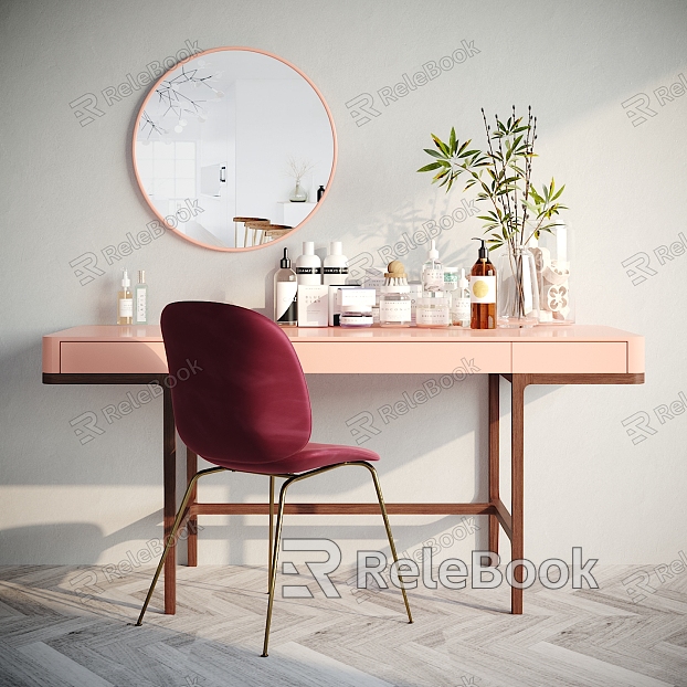 Modern Dressing Table Simple Dressing Table Ornaments Combination model