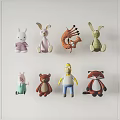 Cute Plush Stuffed Toys with Various Animal and Cartoon Character Designs