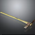 Rustic Vintage Axe Featuring Wooden Handle And Metal Head With Worn Texture