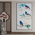 New Chinese Decorative Painting 3d model