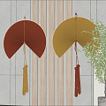 New Chinese Wall Decoration Wall Decoration Pendant 3d model