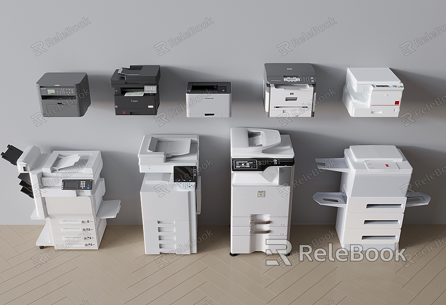 Modern Printer Smart Printer Laser Printer Copier Color Printer Scanner Fax Machine Office Equipment model