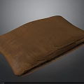 Comfortable Orange Fabric Cushion With Textured Design For Home Furniture