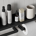 Modern toiletries toiletries washing products 3d model