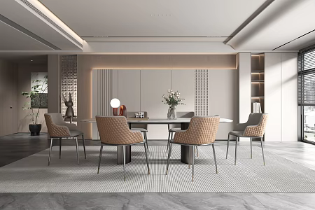 Modern Restaurant 3d model