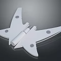 Butterfly Shaped Metal Hardware Tool Clamp With Practical Grip And Hole Design