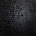 Gray White Brick Wall With Neatly Arranged Bricks And Textured Surface 3d model