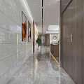 Modern Hall Picking Empty Hall 3d model