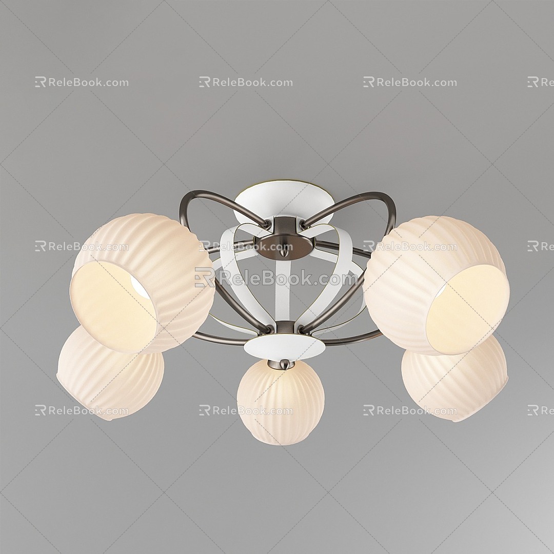 Chandelier ARTE Lamp A6342PL5WG 3d model