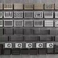 Air conditioner external unit Air conditioner rack external unit bracket Air conditioner louver rack shielding Air conditioner external hood Air conditioner decoration 3d model