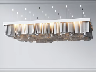Modern chandelier special-shaped chandelier 3d model