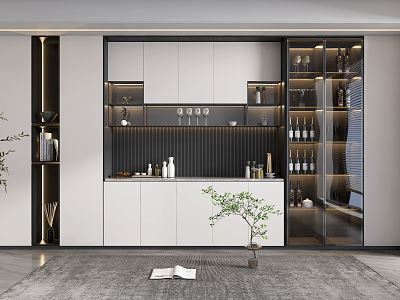 Modern Wine Cabinet model