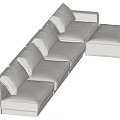 Modern Multiplayer Sofa 3d model
