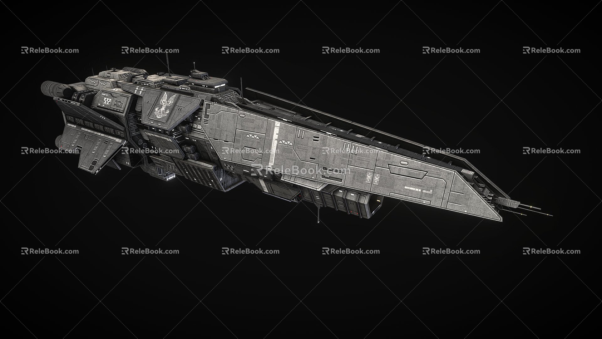 Halberd Light Destroyer 3d model