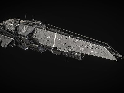 Halberd Light Destroyer 3d model