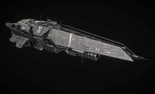 Halberd Light Destroyer 3d model