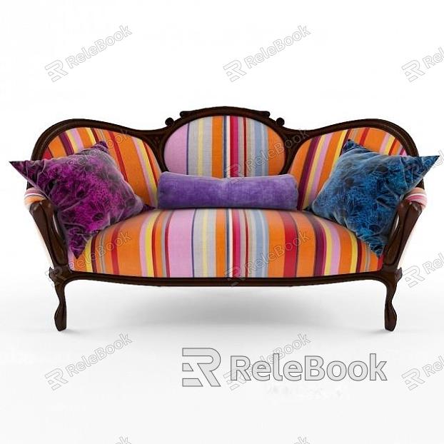 Double sofa model