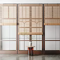 Natural Bamboo Blinds For Modern Window Interior With Wooden Frame And Elegant Design