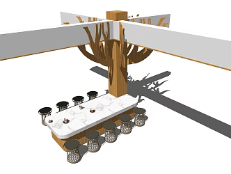 Modern Column 3d model