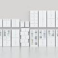 White Bookcases With Versatile Designs Glass Doors Drawers And Open Shelves