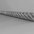 Twisted Metal Wire Rope With Spiral Structure Coiled And Straight Two Pieces